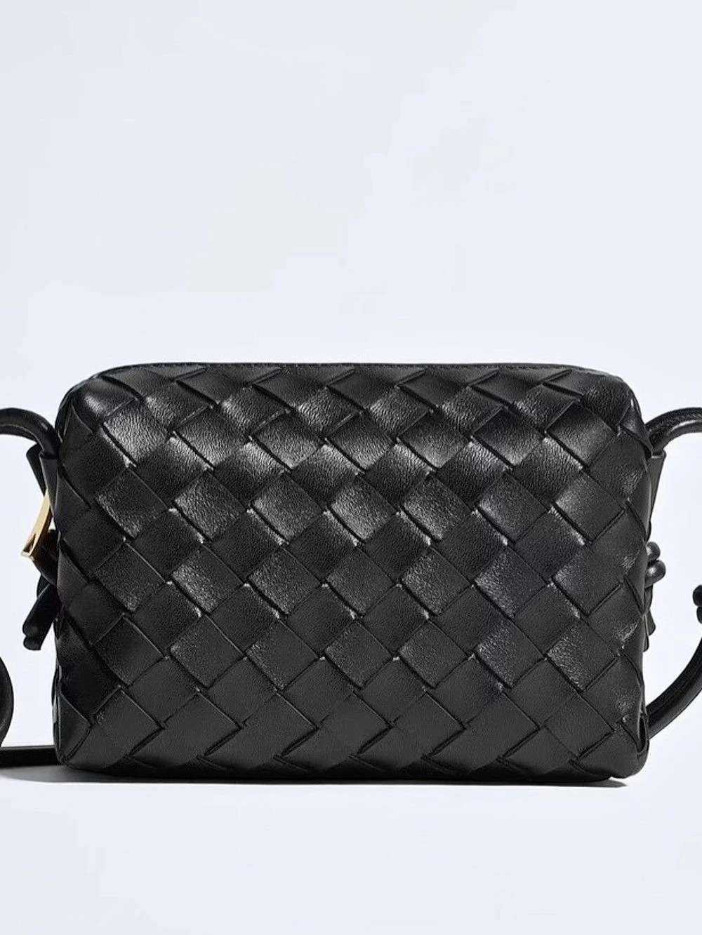 Bottega Veneta Mini Loop Black Crossbody Bag